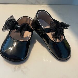 Baby girl black ballet flats